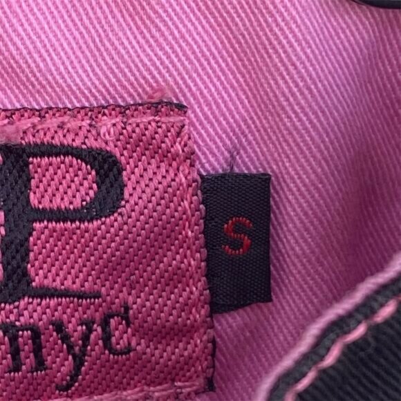 Tripp NYC Women's Black Pleated Skirt S Buckle Grommet Lace-Up Casual - Picture 8 of 9